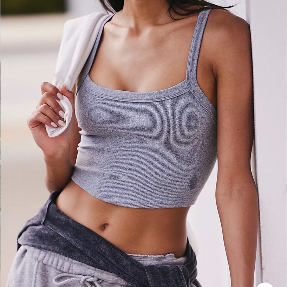 FP Movement All Clear Solid Cami in Heather Gray